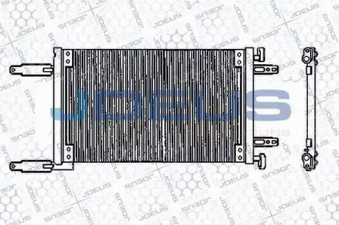 Jdeus RA7110810 - Кондензатор, климатизация vvparts.bg