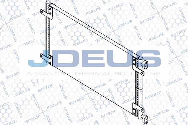 Jdeus RA7110830 - Кондензатор, климатизация vvparts.bg