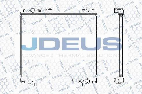 Jdeus M-0300710 - Радиатор, охлаждане на двигателя vvparts.bg