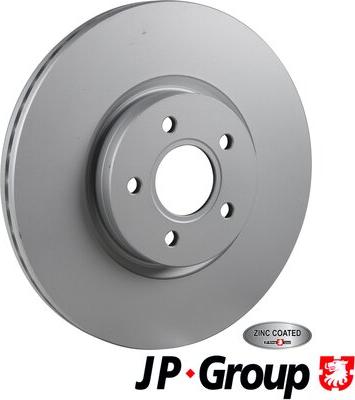 JP Group 4963101100 - Спирачен диск vvparts.bg