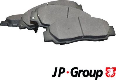 JP Group 4463600510 - Комплект спирачно феродо, дискови спирачки vvparts.bg