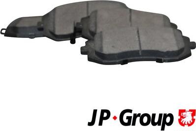 JP Group 4663600510 - Комплект спирачно феродо, дискови спирачки vvparts.bg