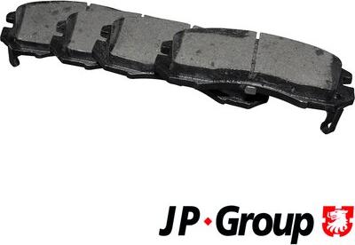JP Group 4663600110 - Комплект спирачно феродо, дискови спирачки vvparts.bg