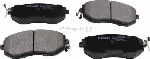 JP Group 4663602310 - Комплект спирачно феродо, дискови спирачки vvparts.bg