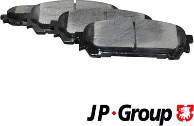 JP Group 4663700210 - Комплект спирачно феродо, дискови спирачки vvparts.bg