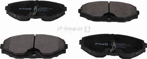 JP Group 4063604410 - Комплект спирачно феродо, дискови спирачки vvparts.bg