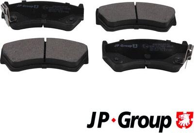 JP Group 4063604610 - Комплект спирачно феродо, дискови спирачки vvparts.bg