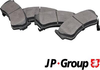 JP Group 4063600410 - Комплект спирачно феродо, дискови спирачки vvparts.bg