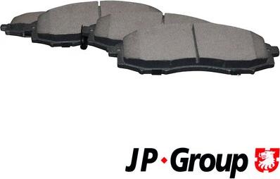 JP Group 4063600510 - Комплект спирачно феродо, дискови спирачки vvparts.bg
