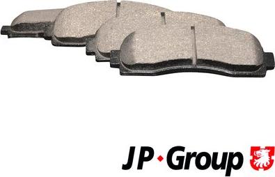 JP Group 4063601110 - Комплект спирачно феродо, дискови спирачки vvparts.bg