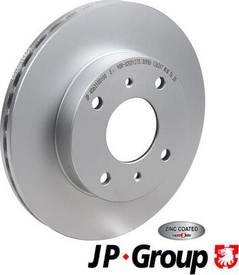 JP Group 4063100100 - Спирачен диск vvparts.bg