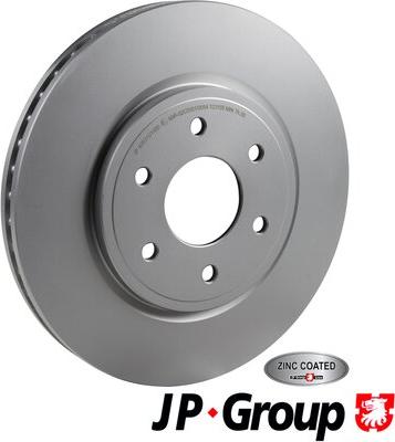 JP Group 4063101000 - Спирачен диск vvparts.bg