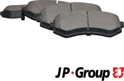 JP Group 4063700510 - Комплект спирачно феродо, дискови спирачки vvparts.bg