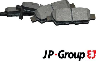 JP Group 4063700610 - Комплект спирачно феродо, дискови спирачки vvparts.bg