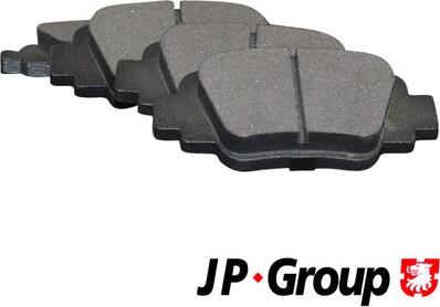 JP Group 4063700210 - Комплект спирачно феродо, дискови спирачки vvparts.bg