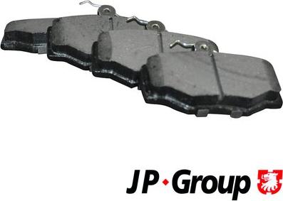 JP Group 4063700710 - Комплект спирачно феродо, дискови спирачки vvparts.bg