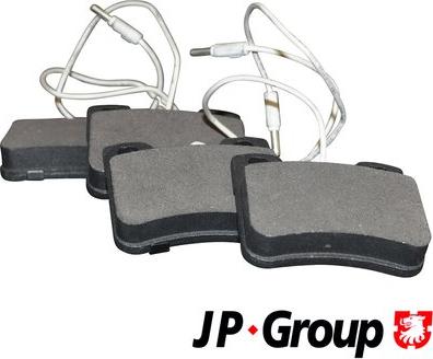 JP Group 4163604010 - Комплект спирачно феродо, дискови спирачки vvparts.bg