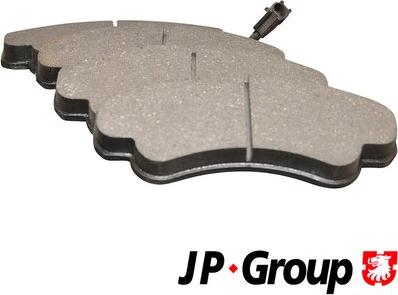 JP Group 4163601010 - Комплект спирачно феродо, дискови спирачки vvparts.bg