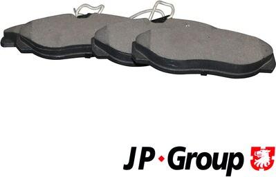 JP Group 4163603210 - Комплект спирачно феродо, дискови спирачки vvparts.bg