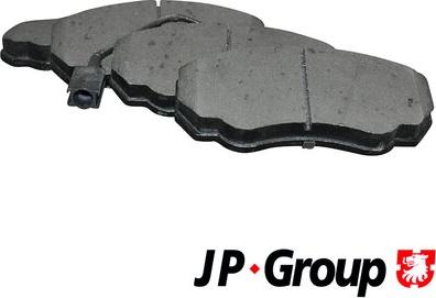 JP Group 4163602410 - Комплект спирачно феродо, дискови спирачки vvparts.bg