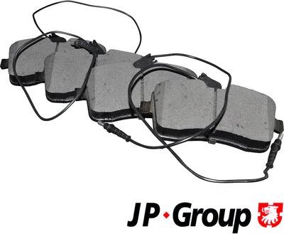JP Group 4163602510 - Комплект спирачно феродо, дискови спирачки vvparts.bg