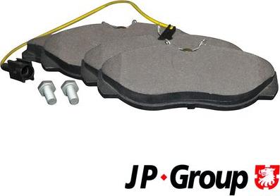 JP Group 4163602310 - Комплект спирачно феродо, дискови спирачки vvparts.bg