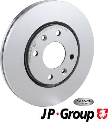 JP Group 4163103400 - Спирачен диск vvparts.bg