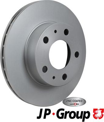 JP Group 4163102500 - Спирачен диск vvparts.bg