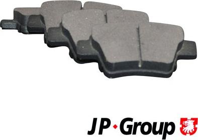 JP Group 4163700410 - Комплект спирачно феродо, дискови спирачки vvparts.bg