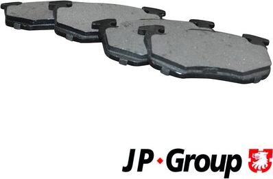 JP Group 4163701110 - Комплект спирачно феродо, дискови спирачки vvparts.bg
