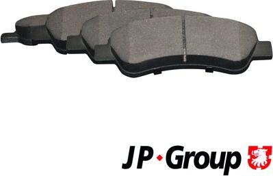 JP Group 4163701310 - Комплект спирачно феродо, дискови спирачки vvparts.bg