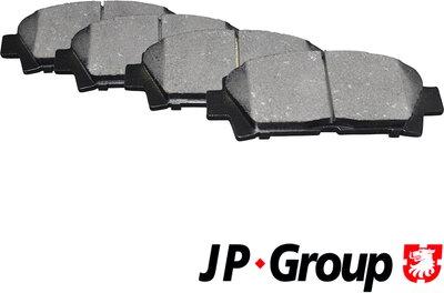 JP Group 4863600110 - Комплект спирачно феродо, дискови спирачки vvparts.bg