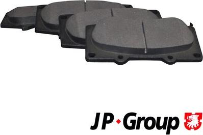 JP Group 4863600710 - Комплект спирачно феродо, дискови спирачки vvparts.bg
