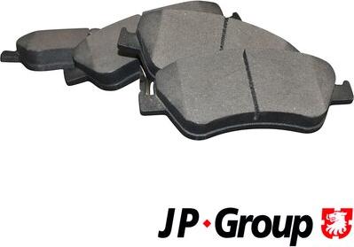 JP Group 4863601810 - Комплект спирачно феродо, дискови спирачки vvparts.bg