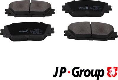 JP Group 4863601210 - Комплект спирачно феродо, дискови спирачки vvparts.bg
