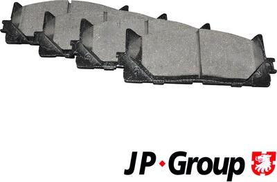 JP Group 4863603210 - Комплект спирачно феродо, дискови спирачки vvparts.bg