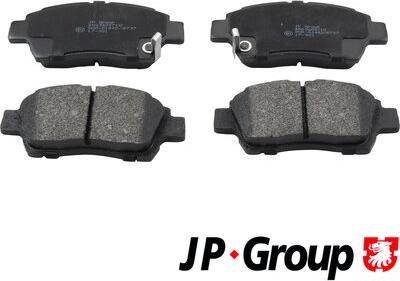 JP Group 4863603710 - Комплект спирачно феродо, дискови спирачки vvparts.bg