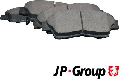JP Group 4863602710 - Комплект спирачно феродо, дискови спирачки vvparts.bg