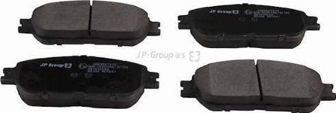 JP Group 4863607410 - Комплект спирачно феродо, дискови спирачки vvparts.bg