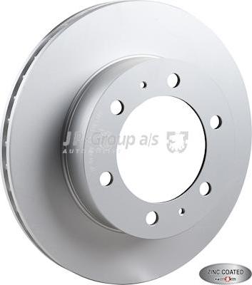 JP Group 4863104100 - Спирачен диск vvparts.bg