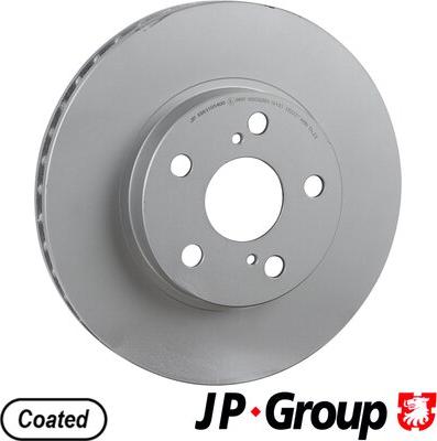 JP Group 4863105400 - Спирачен диск vvparts.bg