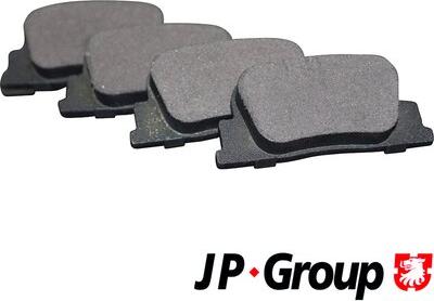 JP Group 4863700610 - Комплект спирачно феродо, дискови спирачки vvparts.bg