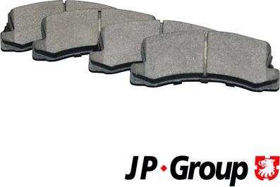 JP Group 4863700110 - Комплект спирачно феродо, дискови спирачки vvparts.bg