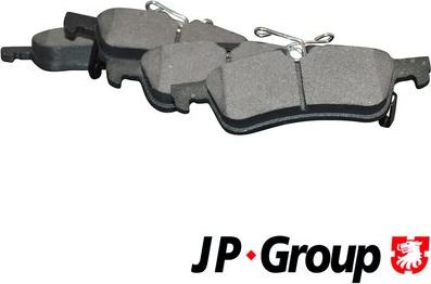 JP Group 4863700710 - Комплект спирачно феродо, дискови спирачки vvparts.bg