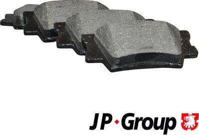 JP Group 4863701810 - Комплект спирачно феродо, дискови спирачки vvparts.bg