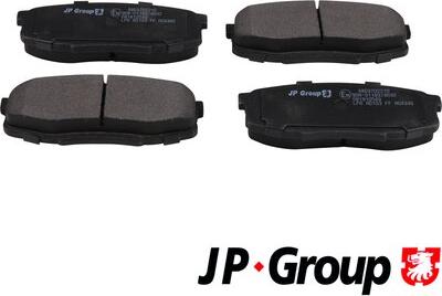 JP Group 4863702210 - Комплект спирачно феродо, дискови спирачки vvparts.bg