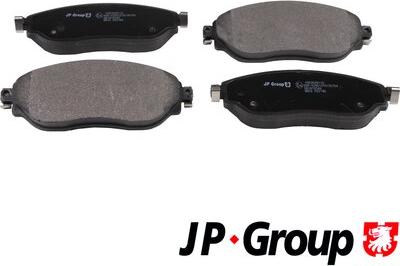 JP Group 4363606110 - Комплект спирачно феродо, дискови спирачки vvparts.bg