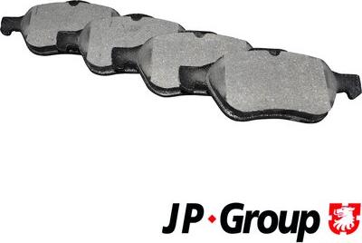 JP Group 4363600610 - Комплект спирачно феродо, дискови спирачки vvparts.bg