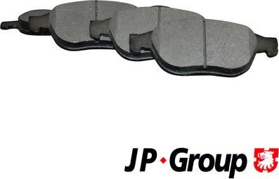 JP Group 4363601610 - Комплект спирачно феродо, дискови спирачки vvparts.bg