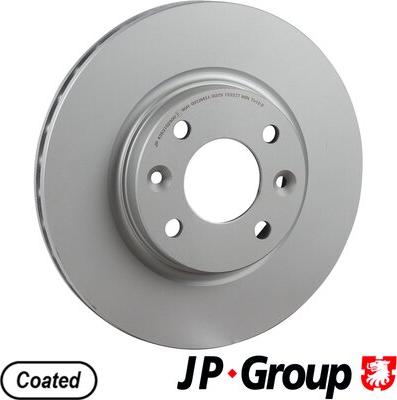 JP Group 4363102900 - Спирачен диск vvparts.bg